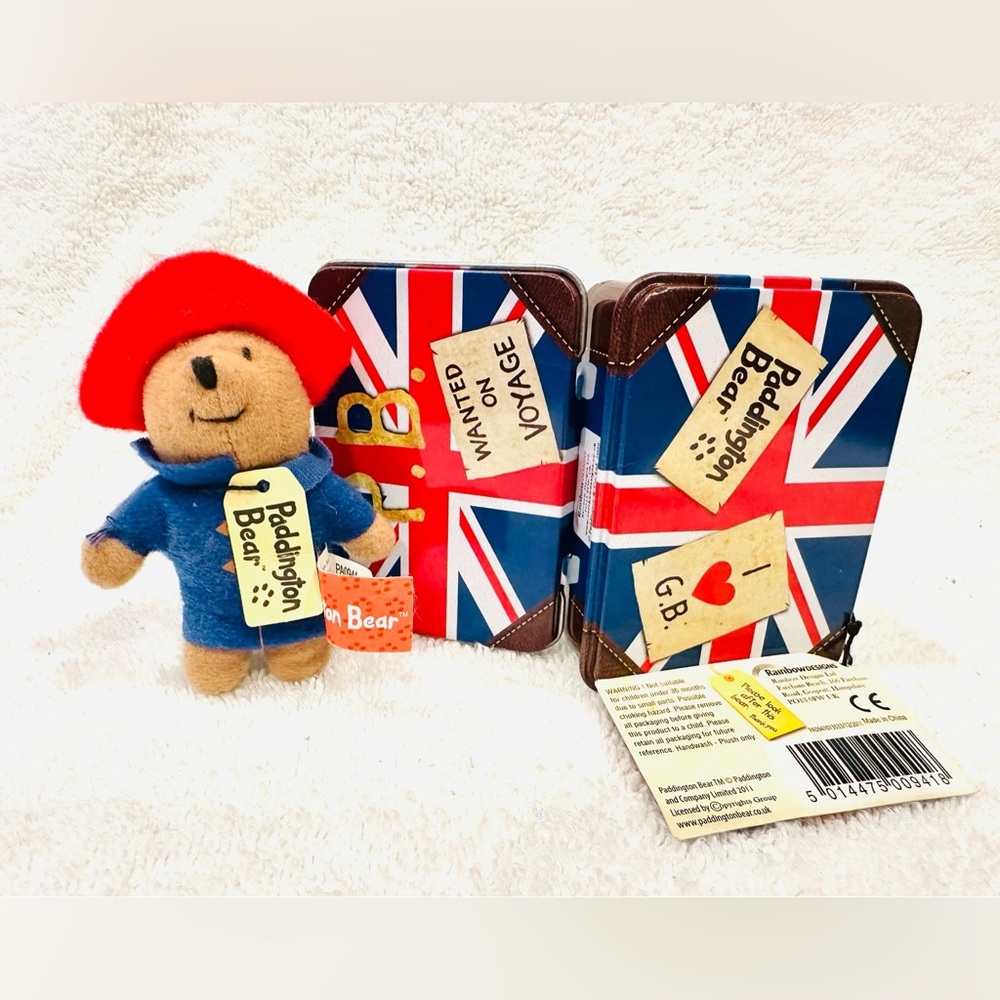 So adorable! Mini Paddington Bear in tin suitcase, 2011